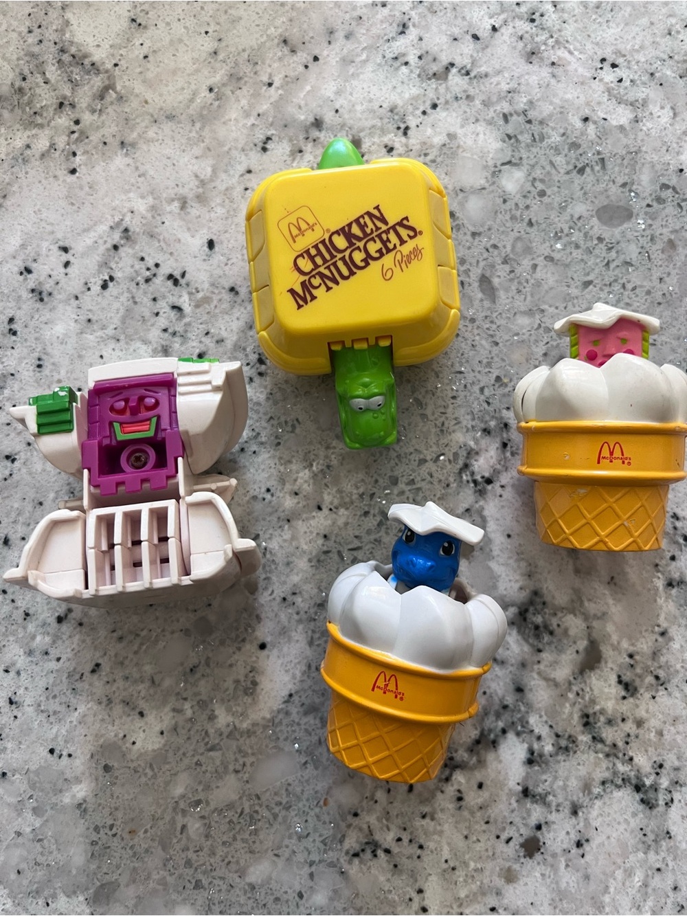 McDonald's vintage toys transformers